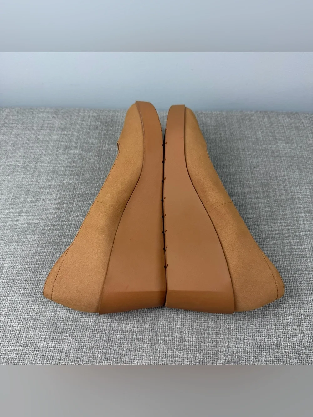Vionic Sereno Womens Wedge Heel Comfort Pump Tan Suede Size 9 Office Career